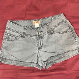 Grey Mudd Shorts
